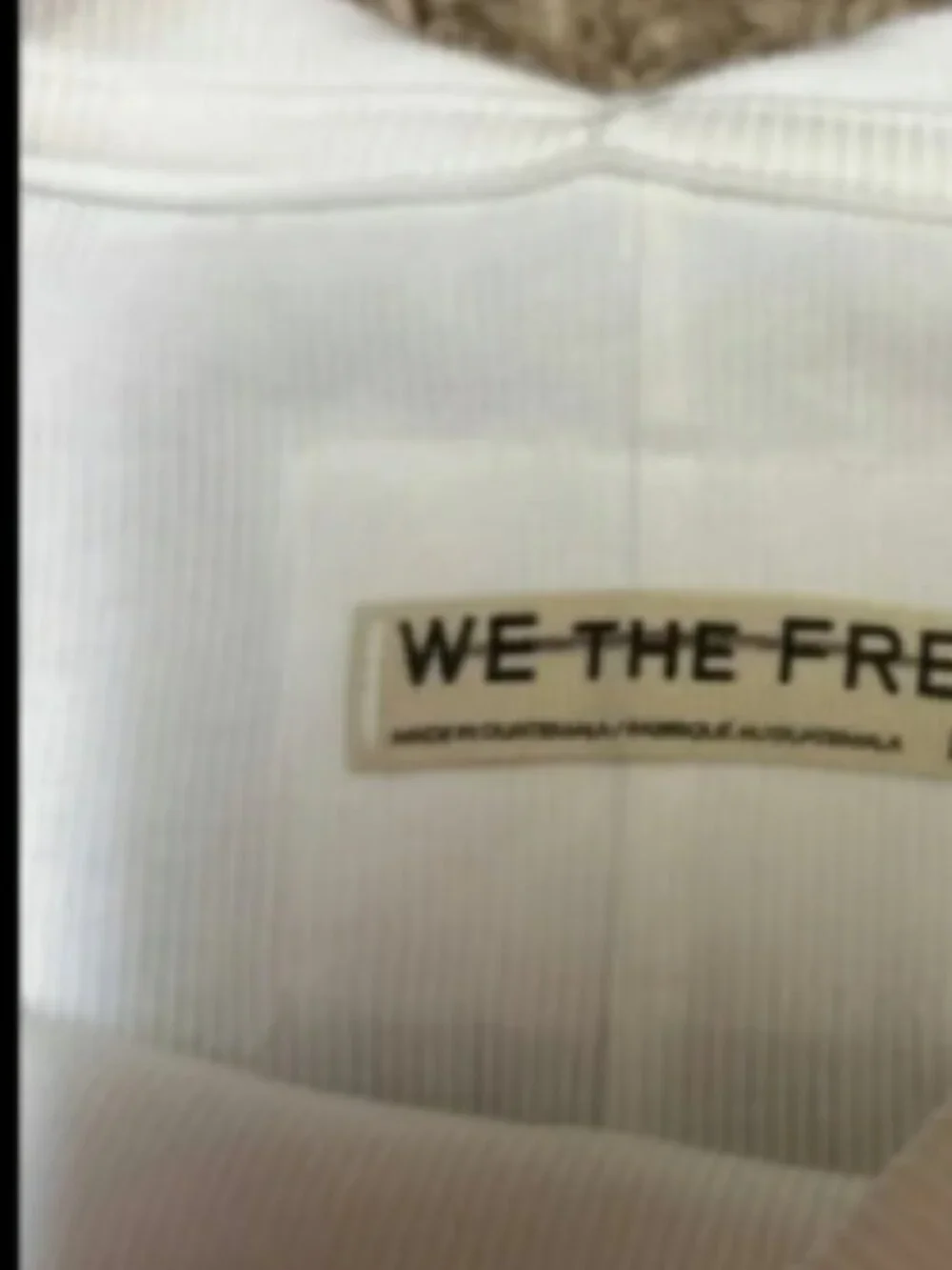 WE THE FREE PEOPLE WHITE RIBBED CAP SLEEVE EVER HAD TUNIC TOP NEW XL